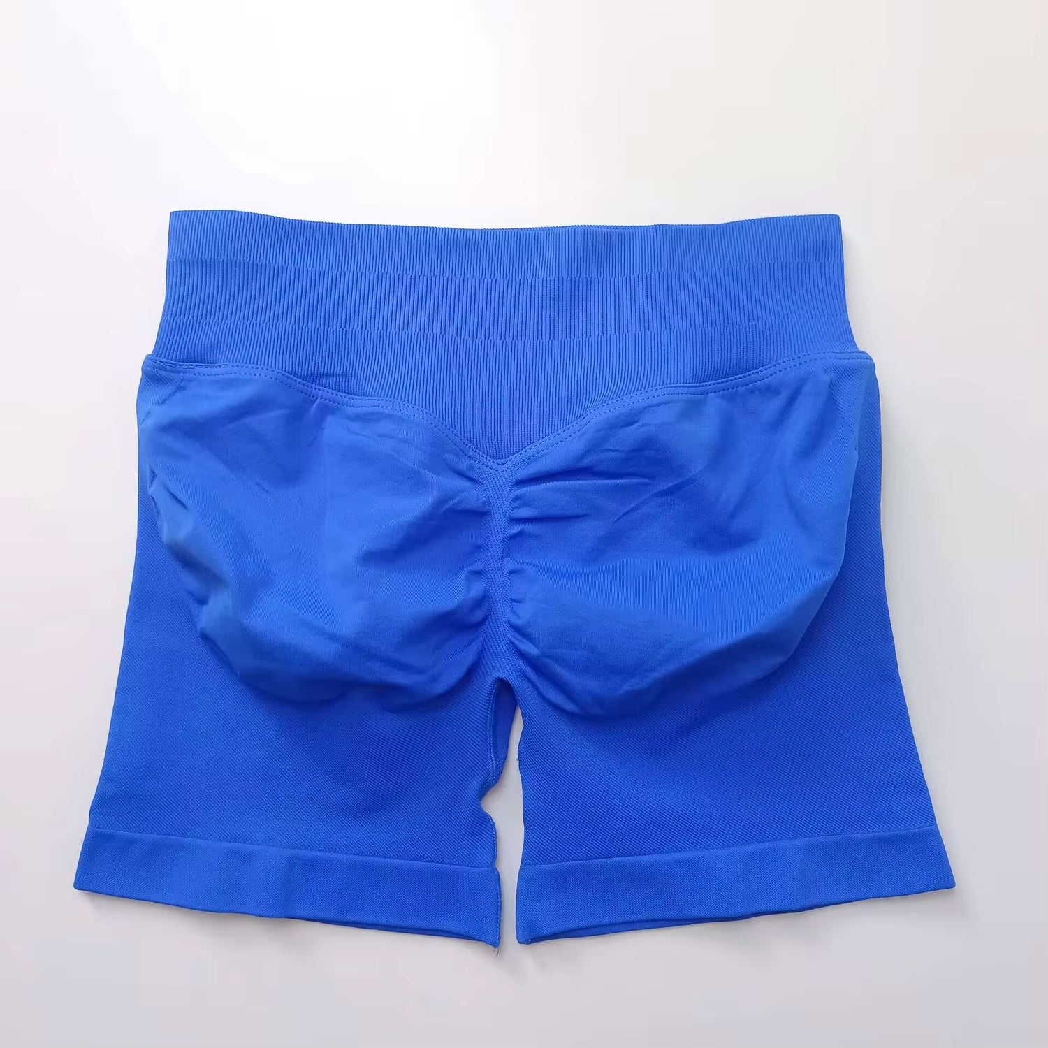 Impact Shorts 4.5" Women Fitness Sports Biker Shorts Low Ribbed Band Gym Workout Scrunch Butt Yoga Seamless Leggings