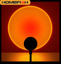 LED Sunset Projection Lamp USB Mood Light for Bedroom Living Room Photography Wall Decor Birthday Party