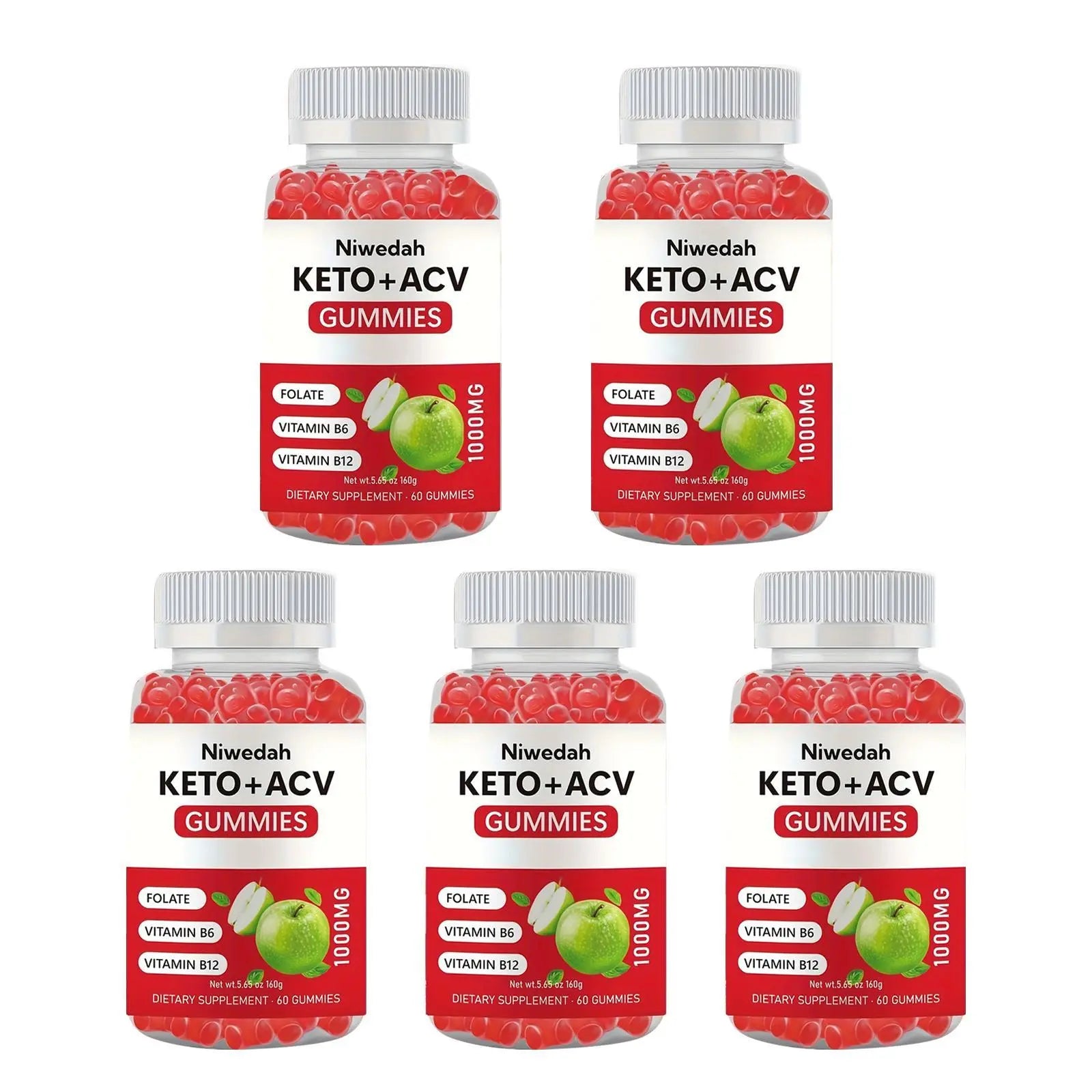 Apple Cider Vinegar Gummies | Daily Wellness Support, Metabolism & Digestive Support, Easy-To-Take ACV Alternative
